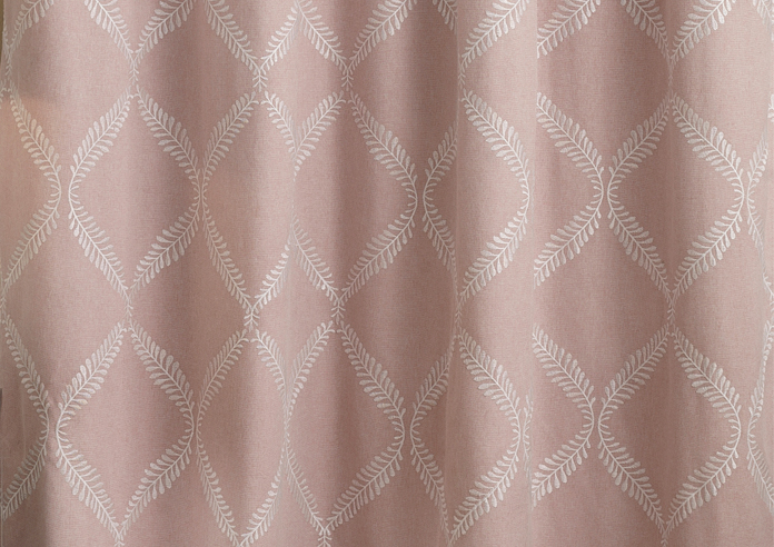 Olivia Pencil Pleat, Blush - Ready Made Curtains - Image 5